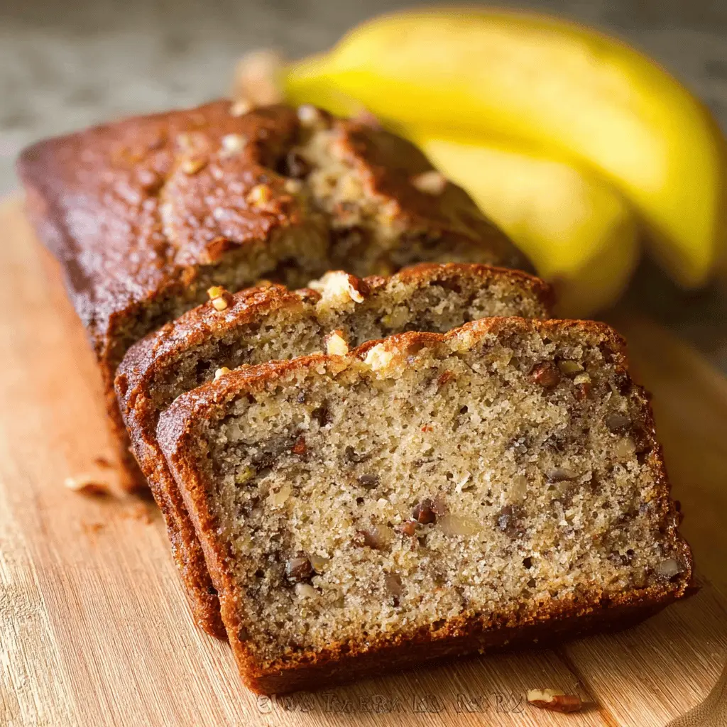 Easy Moist Banana Nut Bread Recipe