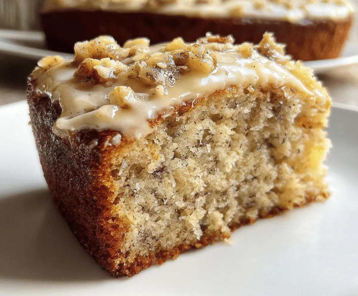 Moist and Easy Banana Bread Cake Recipe