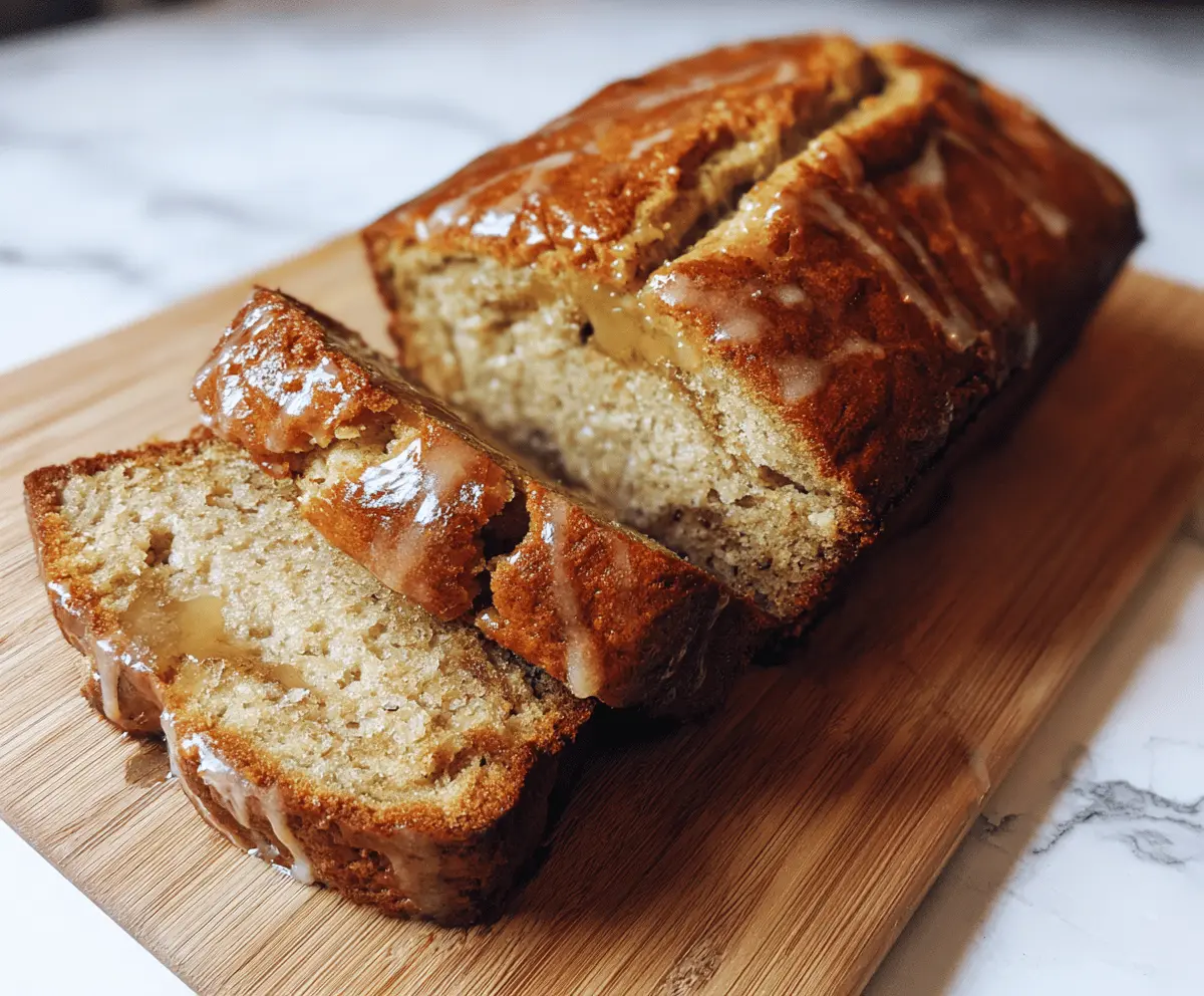 Moist Honey Vanilla Banana Bread Recipe