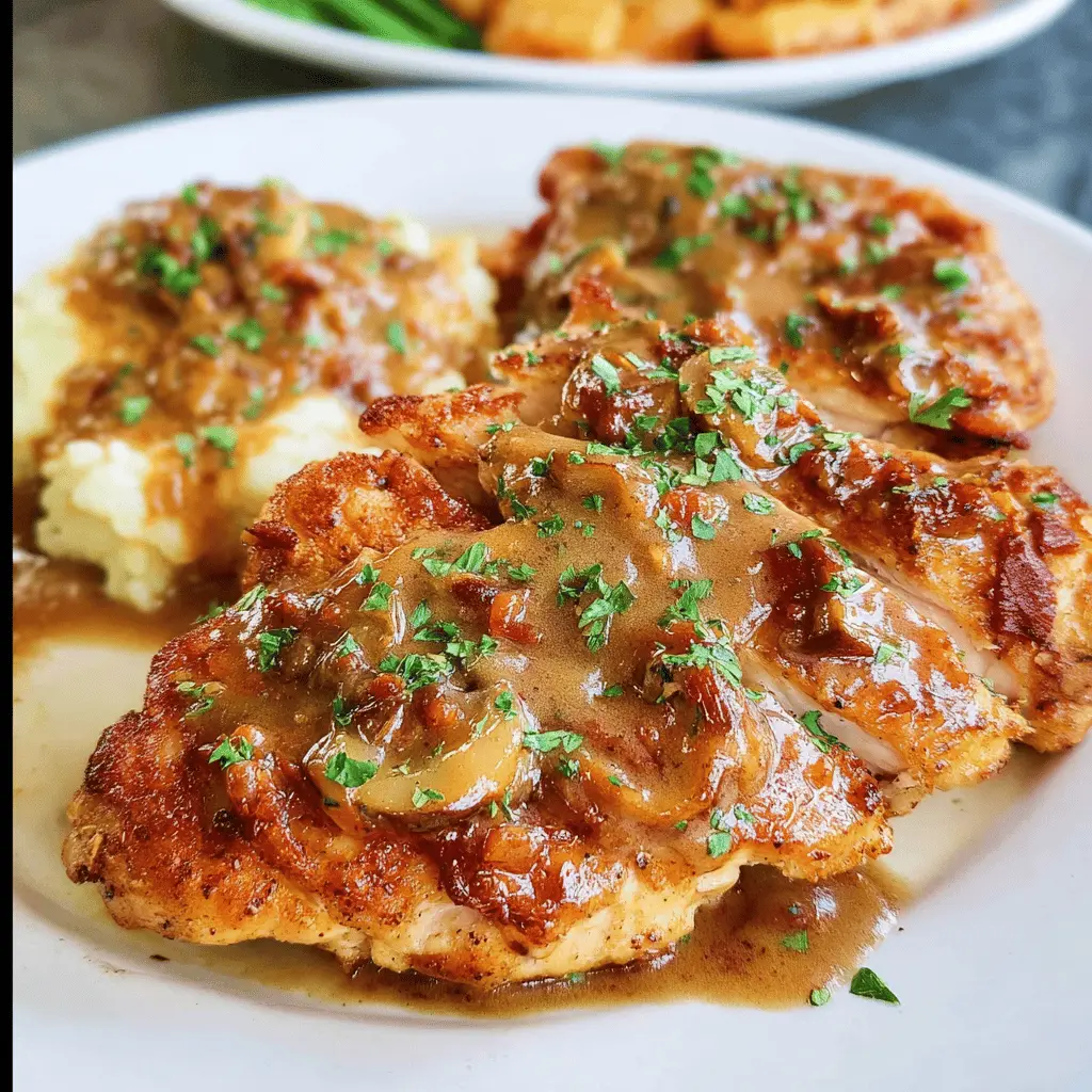 Easy Texas Roadhouse Smothered Chicken Recipe