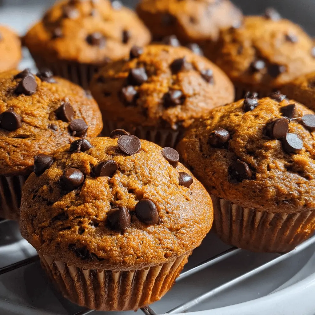 Easy Pumpkin Chocolate Chip Muffins Recipe