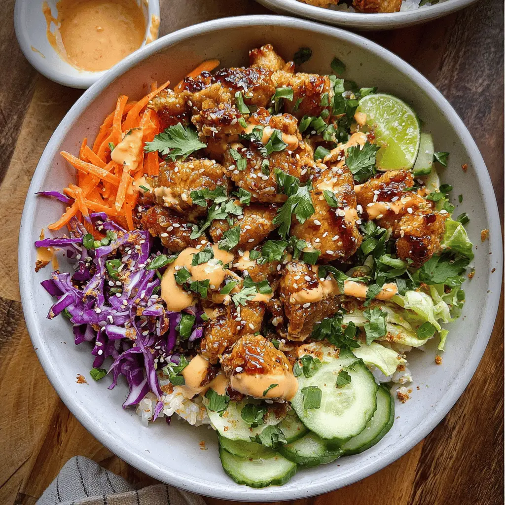 Easy Bang Bang Chicken Bowl Recipe