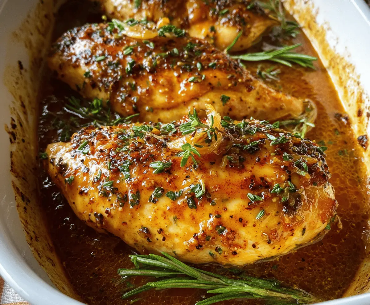 Easy Baked Honey Dijon Chicken Recipe