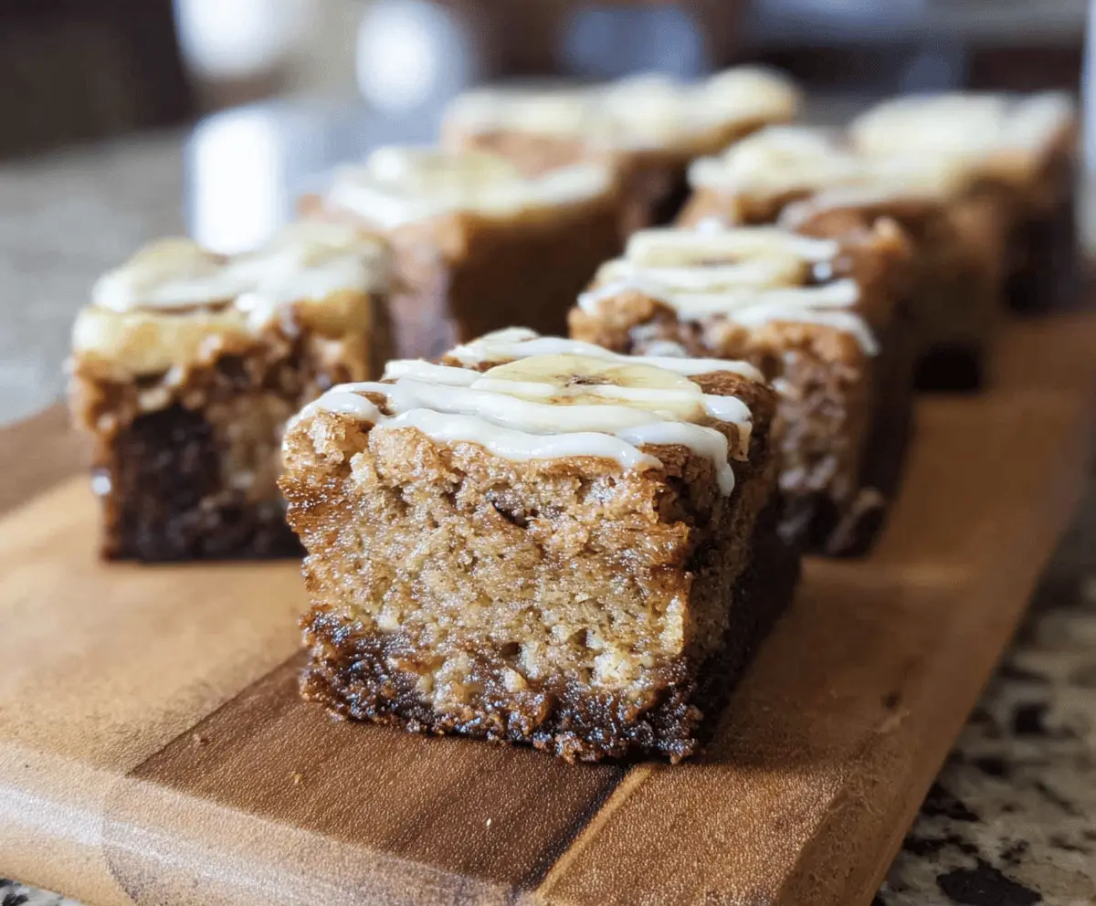 Fudgy Banana Bread Brownies Recipe
