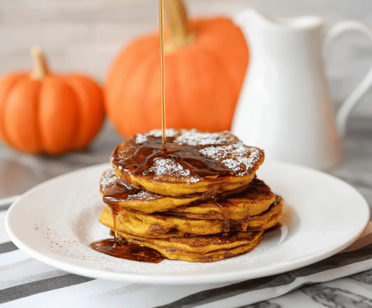 Cinnamon Swirl Pumpkin Pancakes