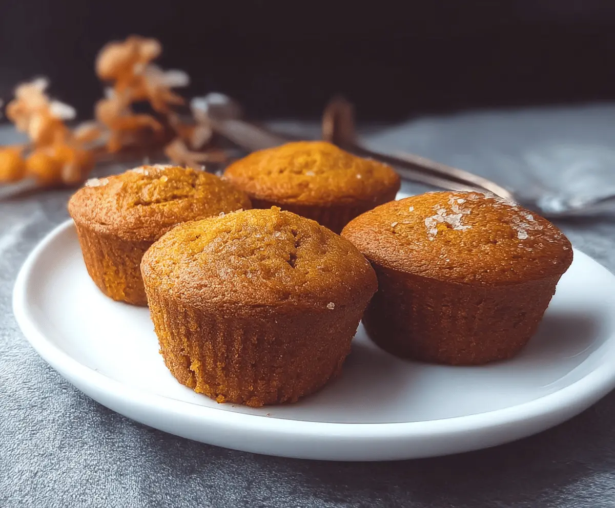 Delicious homemade pumpkin pie muffins topped with a sprinkle of cinnamon and whipped cream, perfect for fall desserts